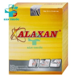 Alaxan( kết hợp giữa Acetaminophen và Ibuprofen) giúp giải quyết chứng đau, nhức đầu