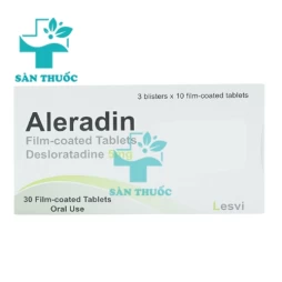 Aleradin 5mg Lesvi - Thuốc điều trị viêm mũi dị ứng hiệu quả