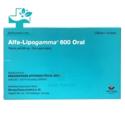 Alfa-Lipogamma 600 Ora- Trị viêm đa dây thần kinh do đái đường