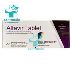 Alfavir Tablet 25mg Incepta - Thuốc điều trị bệnh viêm gan B