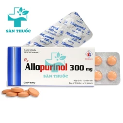Allopurinol 300mg Domesco - Thuốc điều trị bệnh gout hiệu quả