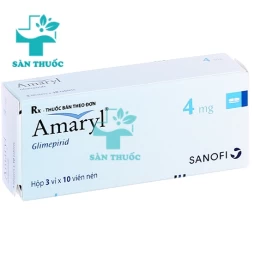 Amaryl 4 mg hỗ trợ điều trị tiểu đường type 2 