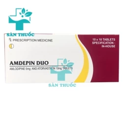 Amdepin Duo - Thuốc điều trị huyết áp cao hiệu quả