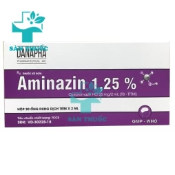 Aminazin 1,25% Danapha - Thuốc điều trị triệu chứng loạn thần