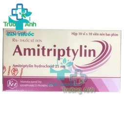 Amitriptylin 25mg Khapharco - Thuốc điều trị chứng trầm cảm hiệu quả