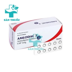 Amlodac 5mg hỗ trợ điều trị bệnh mạch vành