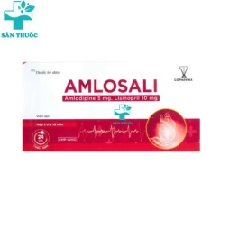 Amlosali - Amlodipine 5mg + Lisinopril 10mg Cophavina