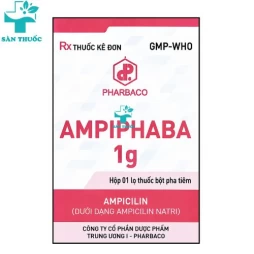 Ampiphaba 1g - Ampicilin 1g Pharbaco