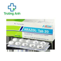 Arazol - Tab 20 - Thuốc điều trị trào ngược dạ dày hiệu quả