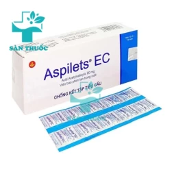 Aspilets EC 80mg - Thuốc giúp dự phòng huyết khối động mạch hiệu quả