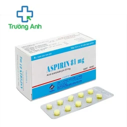 Aspirin 81mg Vidipha - Thuốc điều trị nhồi máu cơ tim