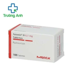 Astonin 0,1mg Merck - Điều trị thay thế trong suy vỏ thượng thận nguyên phát và thứ phát