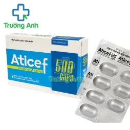 Aticef 500 caps - Thuốc điều trị nhiễm khuẩn hiệu quả của DHG