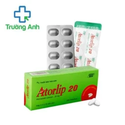 Atorlip 20 DHG - Điều trị rối loạn lipid máu và xơ vừa động mạch