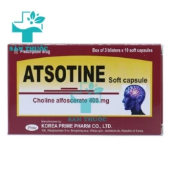 Atsotine Soft Capsule 400mg - Thuốc điều trị đột quỵ của Hàn Quốc