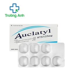Auclatyl 875/125mg Tipharco - Thuốc trị nhiễm khuẩn nhanh chóng