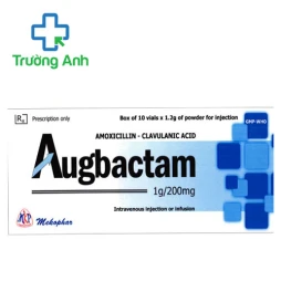 Augbactam 1g/200mg Mekophar - Thuốc trị nhiễm khuẩn hiệu quả