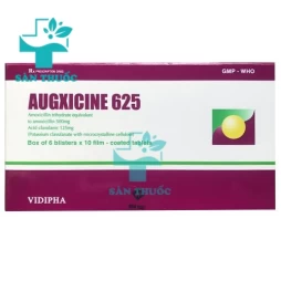 Augxicine 625 Vidipha - Thuốc điều trị nhiễm khuẩn hiệu quả