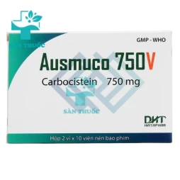 Ausmuco 750V - Thuốc điều trị rối loạn tiết dịch đường hô hấp