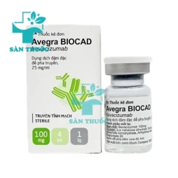 Avegra Biocad 100mg/4ml - Thuốc điều trị bệnh ung thư của Nga