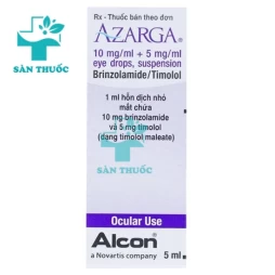 Azarga 5ml Alcon - Thuốc điều trị tăng nhãn áp hiệu quả của Bỉ