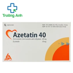 Azetatin 40 - Thuốc phòng ngừa bệnh tim mạch và tăng cholesterol