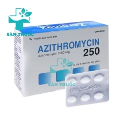 Azithromycin 250mg - Thuốc điều trị nhiễm khuẩn của DHG Pharma