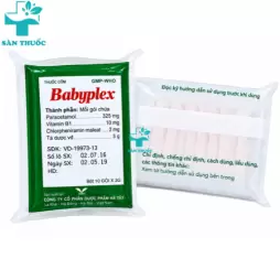 Babyplex - Paracetamol 325mg + Vitamin B1 10mg + Chlorpheniramin 2mg Bidiphar