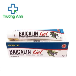 Baicalin Gel 15g Gamma - Giúp hỗ trợ ngừa mụn và giảm thâm
