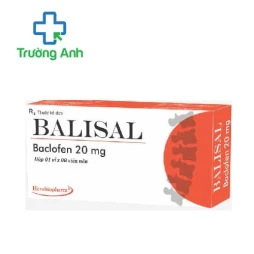 Balisal 20 mg Hera - Thuốc điều trị co cứng cơ vân hiệu quả