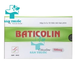 Baticolin 500mg Đông Nam Pharma - Thuốc trị chấn thương mạch máu não