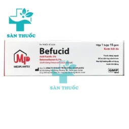 Befucid 15g Mediplantex - Thuốc điều trị nhiễm khuẩn da