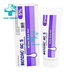 Benzac AC Gel 5% 30g Galderma - Thuốc trị mụn trứng cá