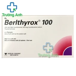 Berlthyrox 100mg - Thuốc thay thế hormone giáp trạng hiệu quả