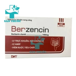 Berzencin 100mg Hataphar - Điều trị lỵ trực khuẩn, tiêu chảy