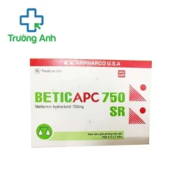 BeticAPC 750 SR Ampharco - Điều trị đái tháo đường typ 2 ở người lớn