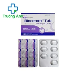 Biocemet tab 500mg/62,5mg - Thuốc trị nhiễm khuẩn của Imexpharm