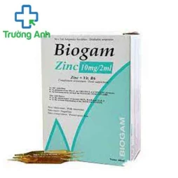 Biogam Zinc 10mg/2ml - Hỗ trợ hấp thu thức ăn, tăng sức đề kháng