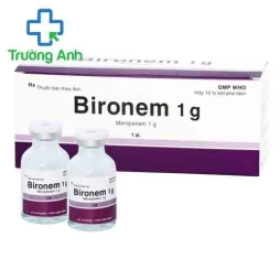 Bironem 1g - Thuốc điều trị nhiễm khuẩn hiệu quả của Bidiphar 1