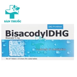 Bisacodyl DHG Tab - Thuốc giúp điều trị táo bón hiệu quả