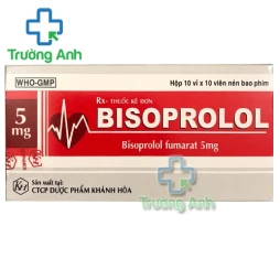 Bisoprolol 5mg Khapharco - Thuốc trị bệnh tim mạch, tăng huyết áp