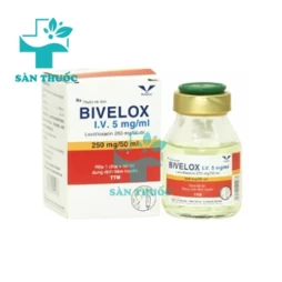 Bivelox I.V 5mg/ml Bidiphar - Thuốc trị nhiễm khuẩn dạng tiêm