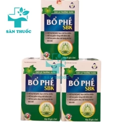 Bổ phế SBK - Giúp giảm ho, giảm đau rát họng hiệu quả
