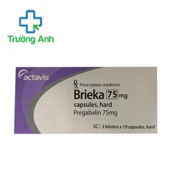 Brieka 75mg Balkanpharma - Thuốc điều trị động kinh của Bulgaria