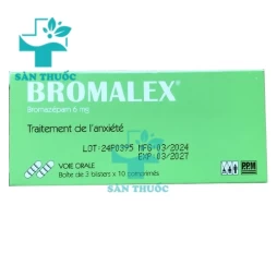 Bromalex (Bromazepam) 6mg an thần gây ngủ hiệu quả