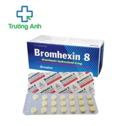 Bromhexin 8 Vacopharm - Thuốc điều trị viêm phế quản hiệu quả