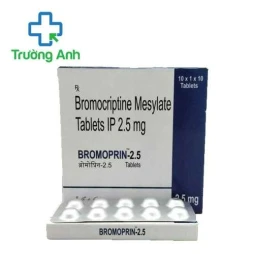 Bromoprin 2.5mg Johnlee Pharma - Điều trị chứng tăng prolactin máu hiệu quả