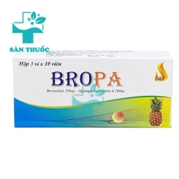 Bropa Vantienphar - Viên ngậm giảm sưng viêm, phù nề