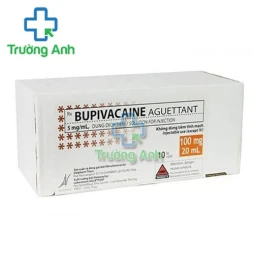 Bupivacaine Aguettant 100mg/20ml - Thuốc tiêm gây tê cột sống Pháp