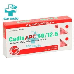 CADISAPC 40/12.5 Ampharco USA - Điều trị tăng huyết áp vô căn ở người lớn